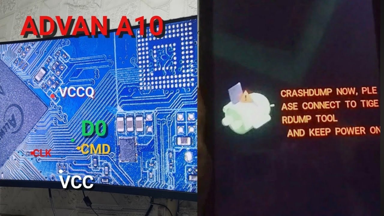 ADVAN VANDROID A10 CRASH DUMP.MATI TOTAL SOLVED GANTI IC EMMC