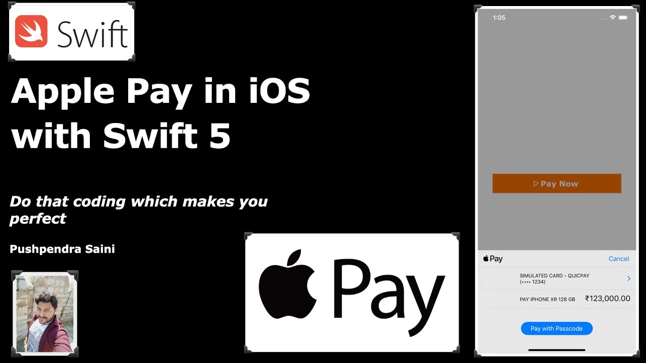 Apple Pay в iOS с Swift 5