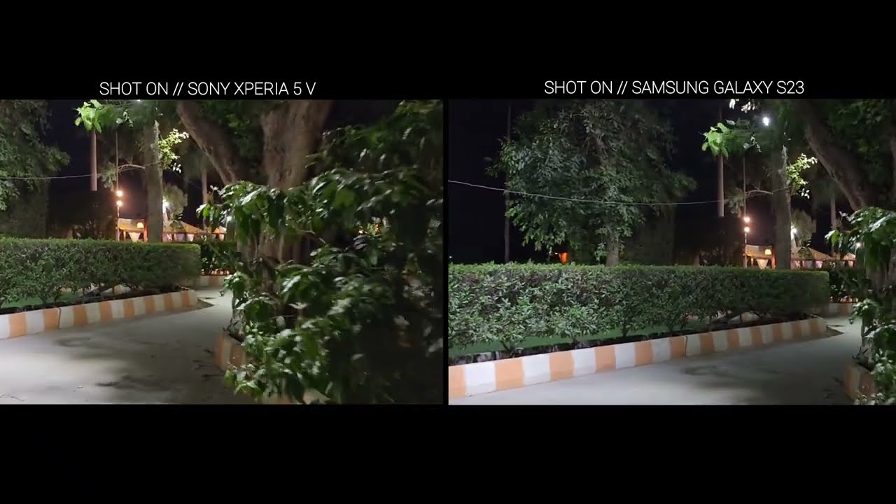 Sony Xperia 5 V VS Samsung Galaxy S23 | Night Mode Camera Test