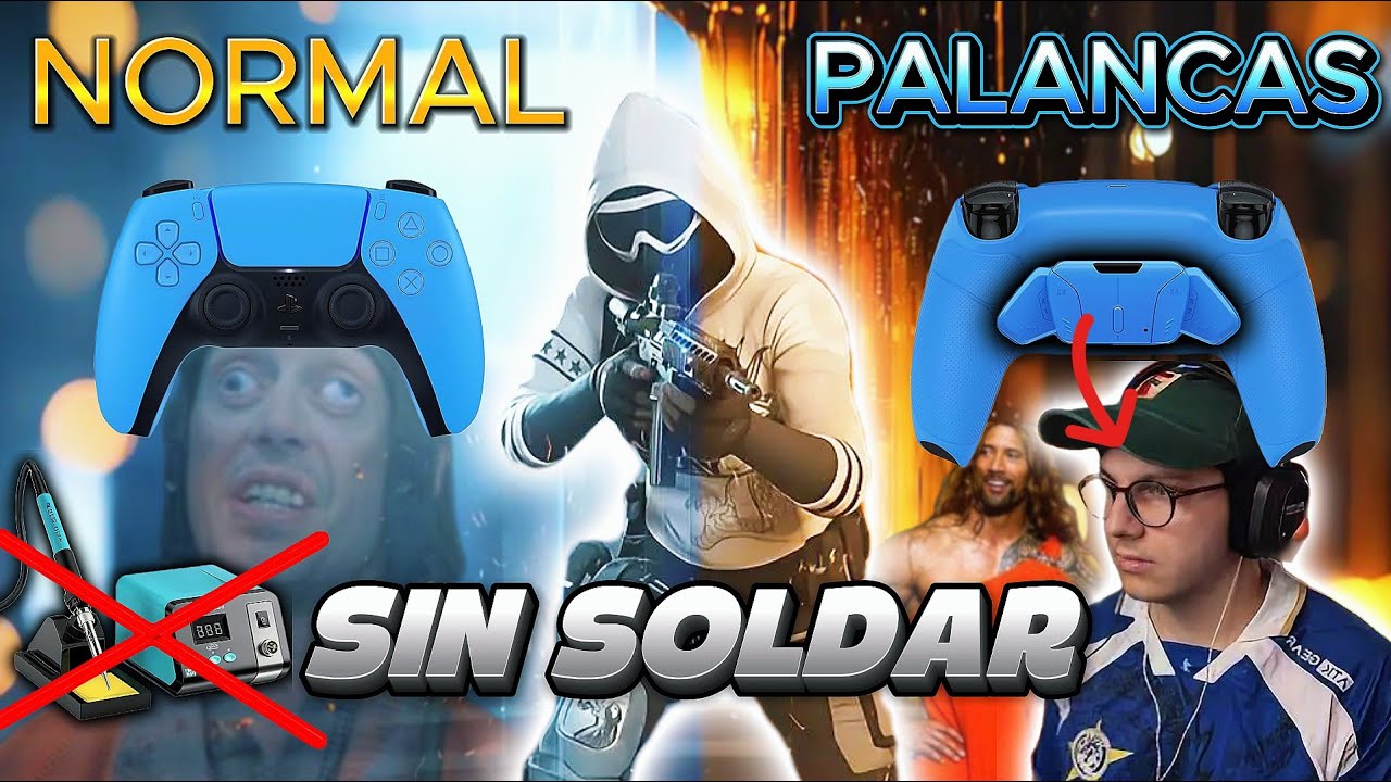 MODIFICA tu CONTROL al que USAN los PRO en WARZONE🎮 Sin vender un RIÑÓN 💀 KIT BOTONES TRASEROS PS5