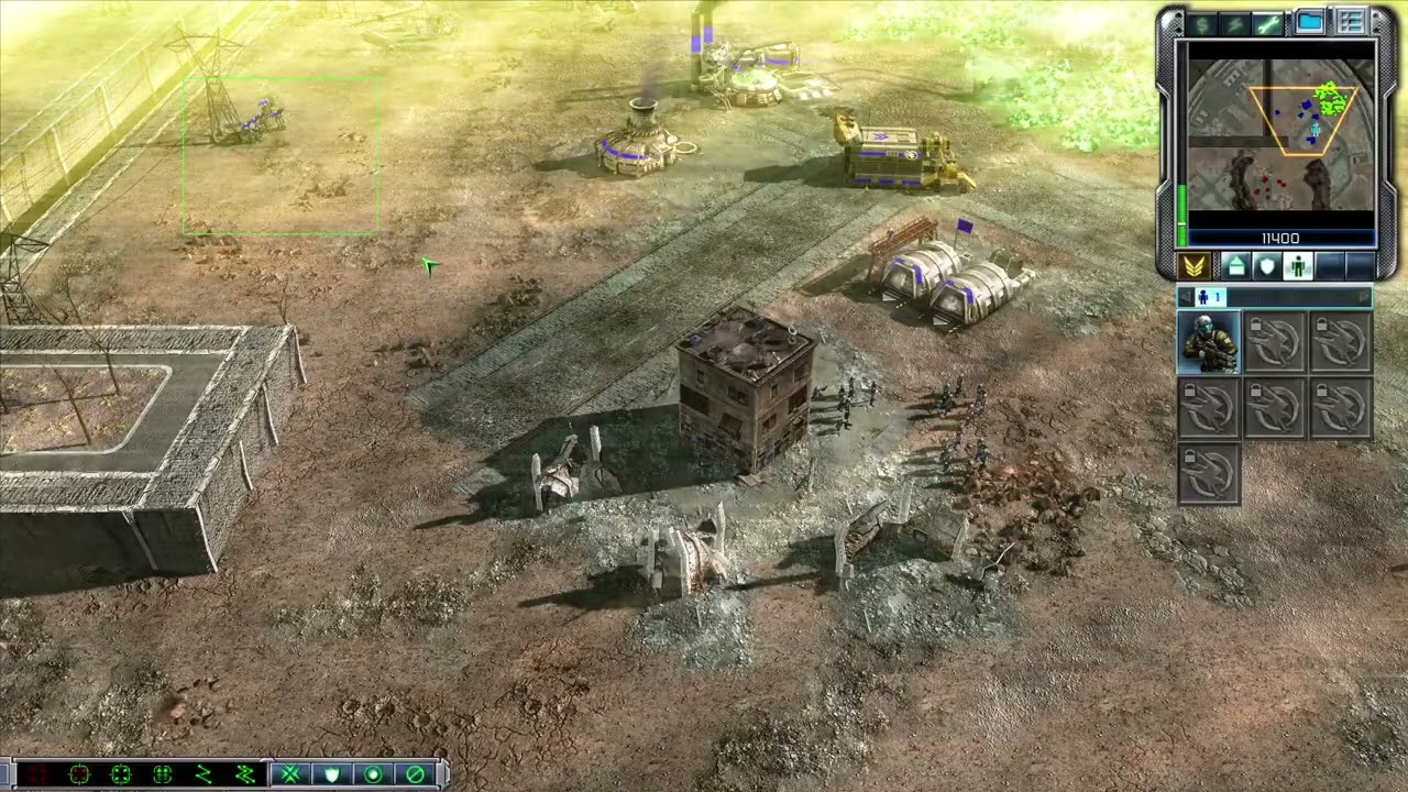 Давайте поиграем в Command and Conquer 3 Tiberium Wars GDI — вступление без комментариев.