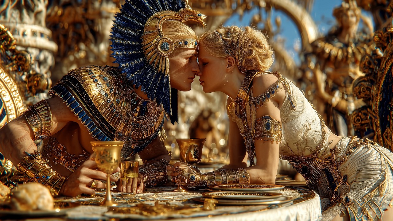 Intergalactic Egypt | Breathtaking Visions of Futuristic Utopian Cities & Divine Warriors