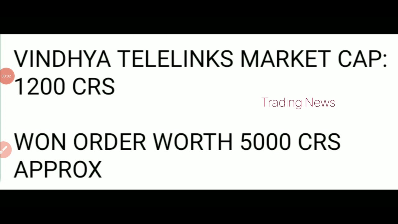 Vindhya Telelink ltd.Stock😍 Rs 500 Crore💥Latest Update Vindhya tele share