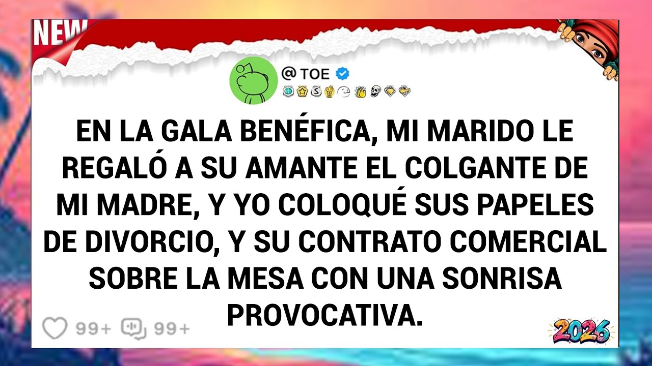 En La Gala Benéfica, Mi Marido Le Regaló A Su Amante El Colgante De Mi Madre, Y Yo Coloqué Sus.....
