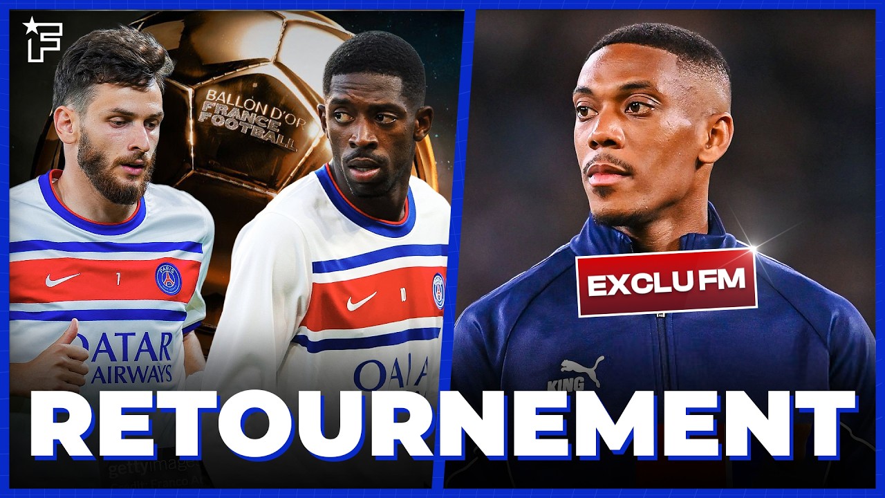 Le PSG CHANGE d'avis pour le Ballon d'Or, le nouveau club SURPRENANT de Martial | JT Foot Mercato