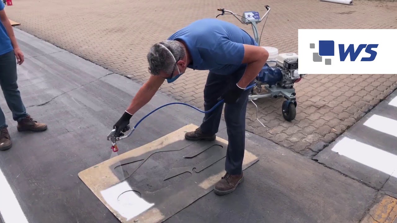 Equipamento airless para sinalização viária - Line Striping 2.7G
