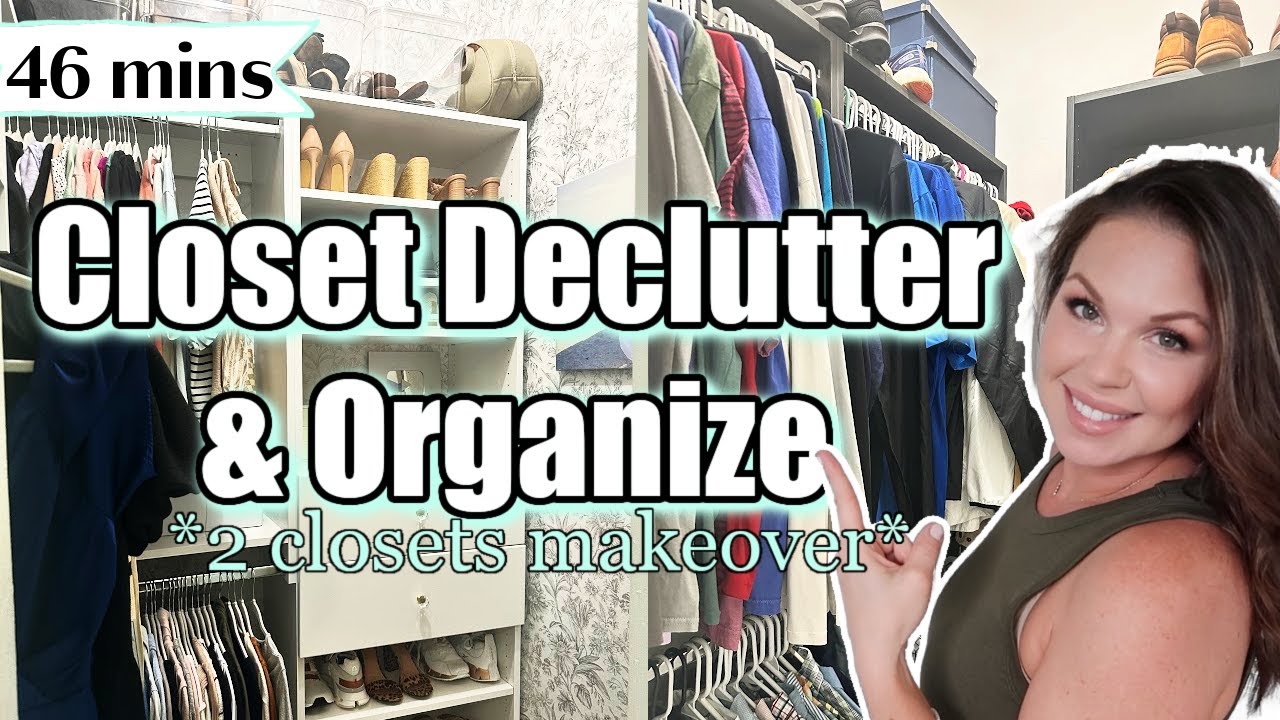 MASSIVE MULTIPLE CLOSET DECLUTTER & ORGANIZE | CLOSET MAKEOVER