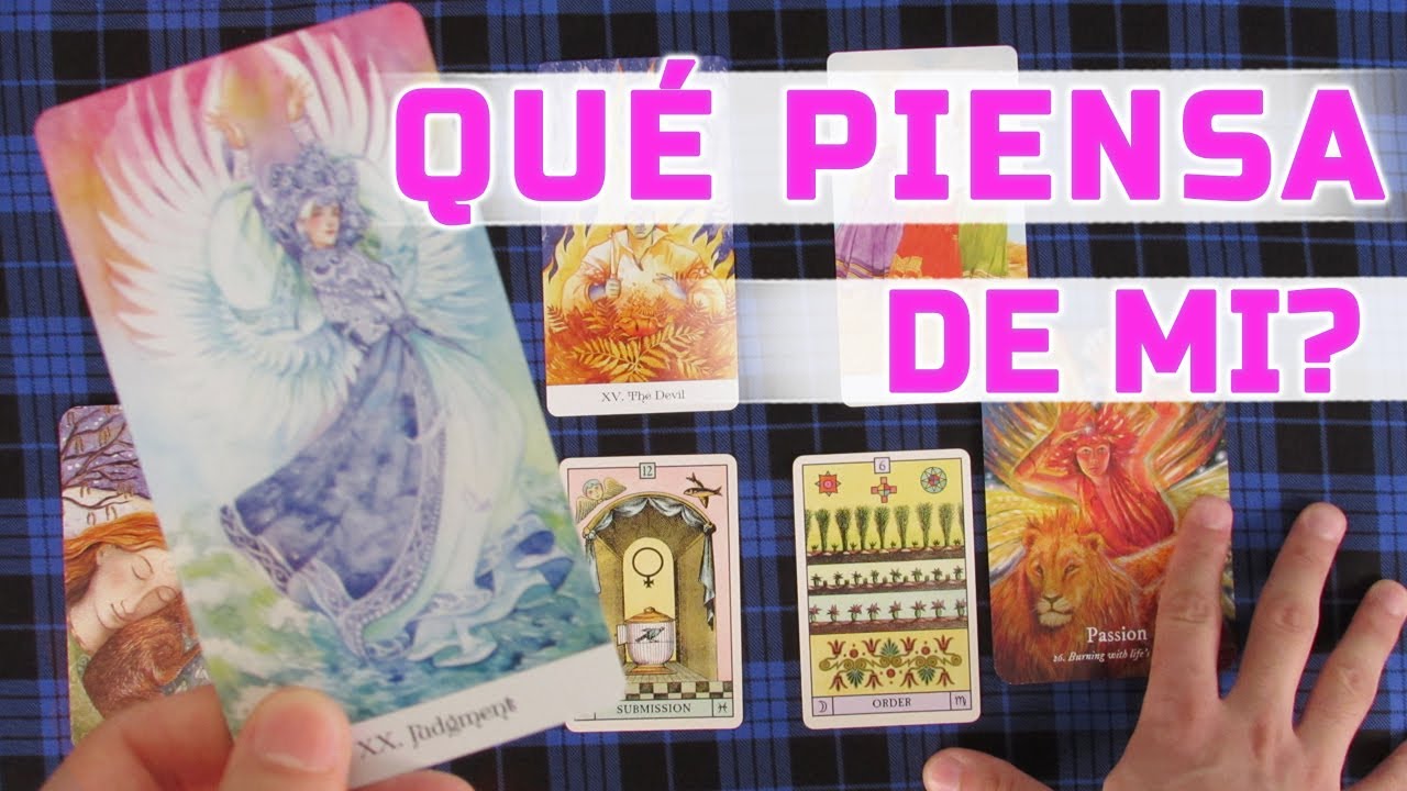 ¿QUÉ PIENSA DE MI en este momento?- Tarot interactivo 🔮✨