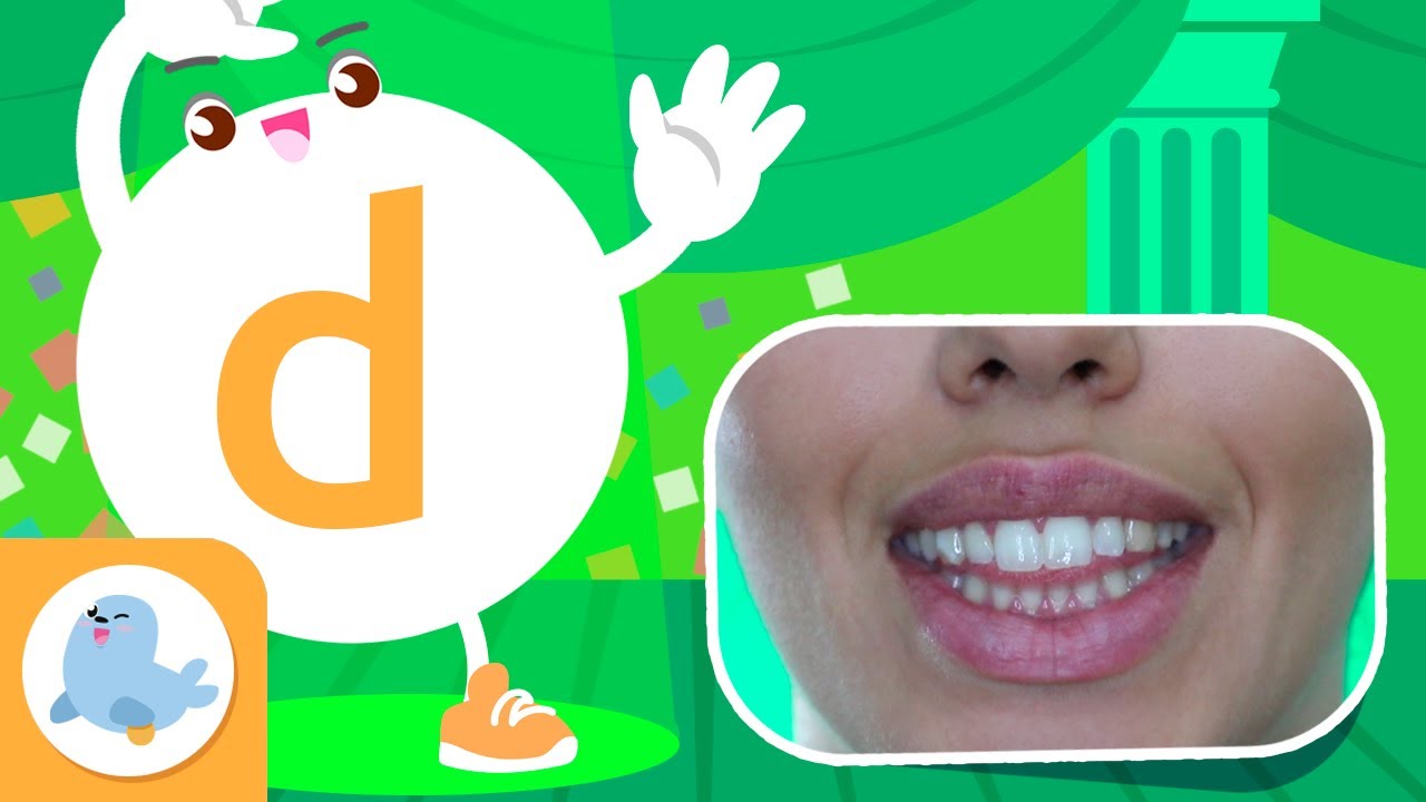 Fonética para niños 🗣 El sonido /d/ 🐬 Fonética en español 🛴