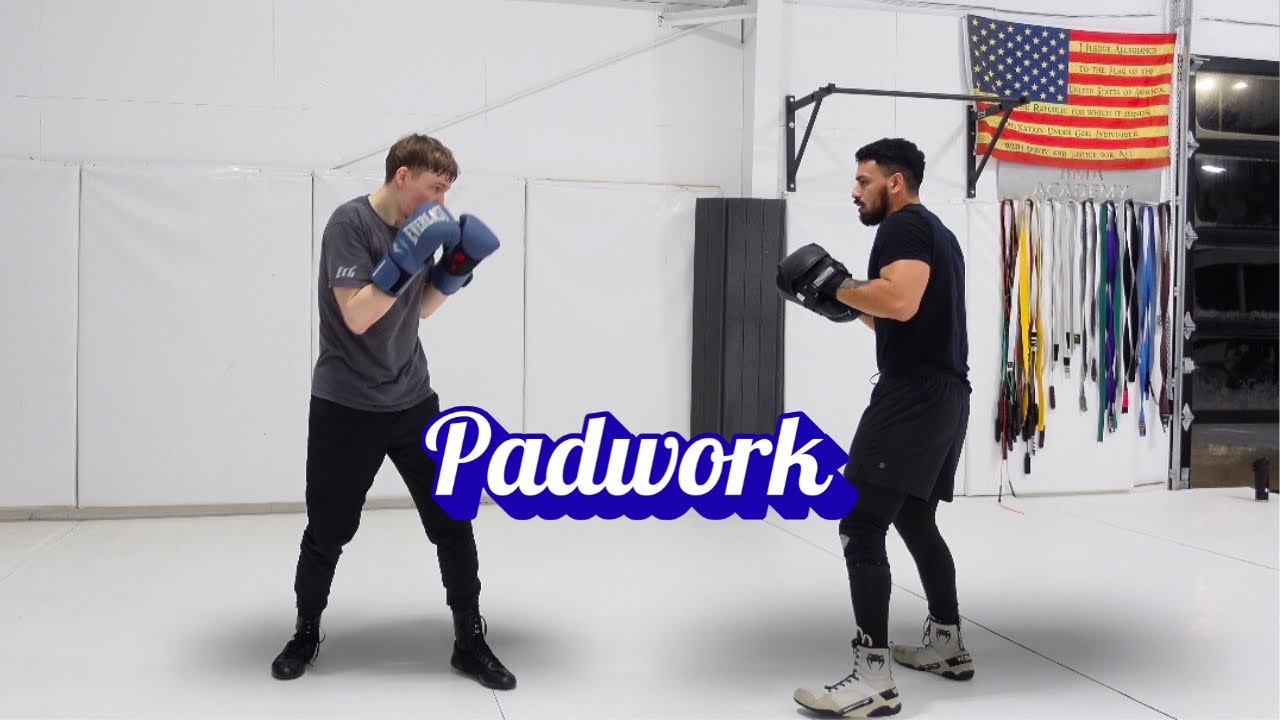Boxing Pad Work || Rolling After Punching 
