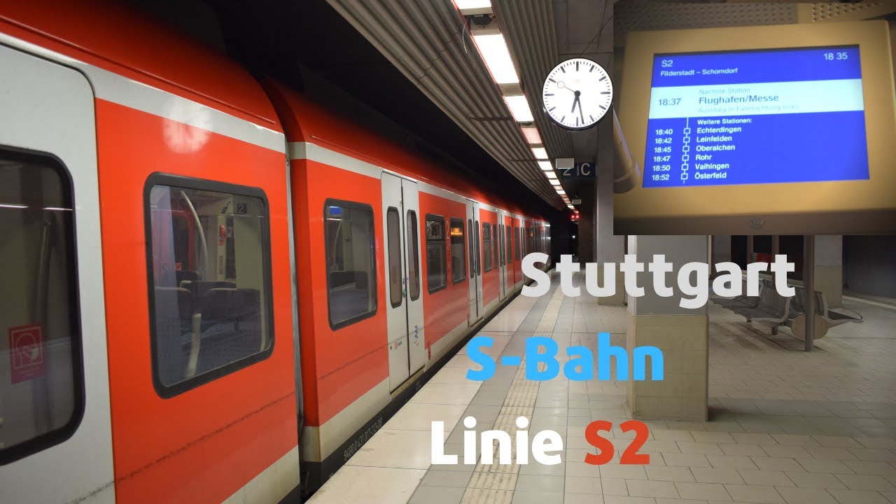 S-Bahn Stuttgart Linie S2 | Filderstadt-Leinfelden | Baureihe 430