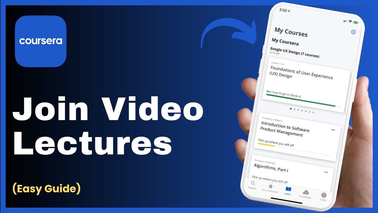 How to Access Video Lectures in Coursera