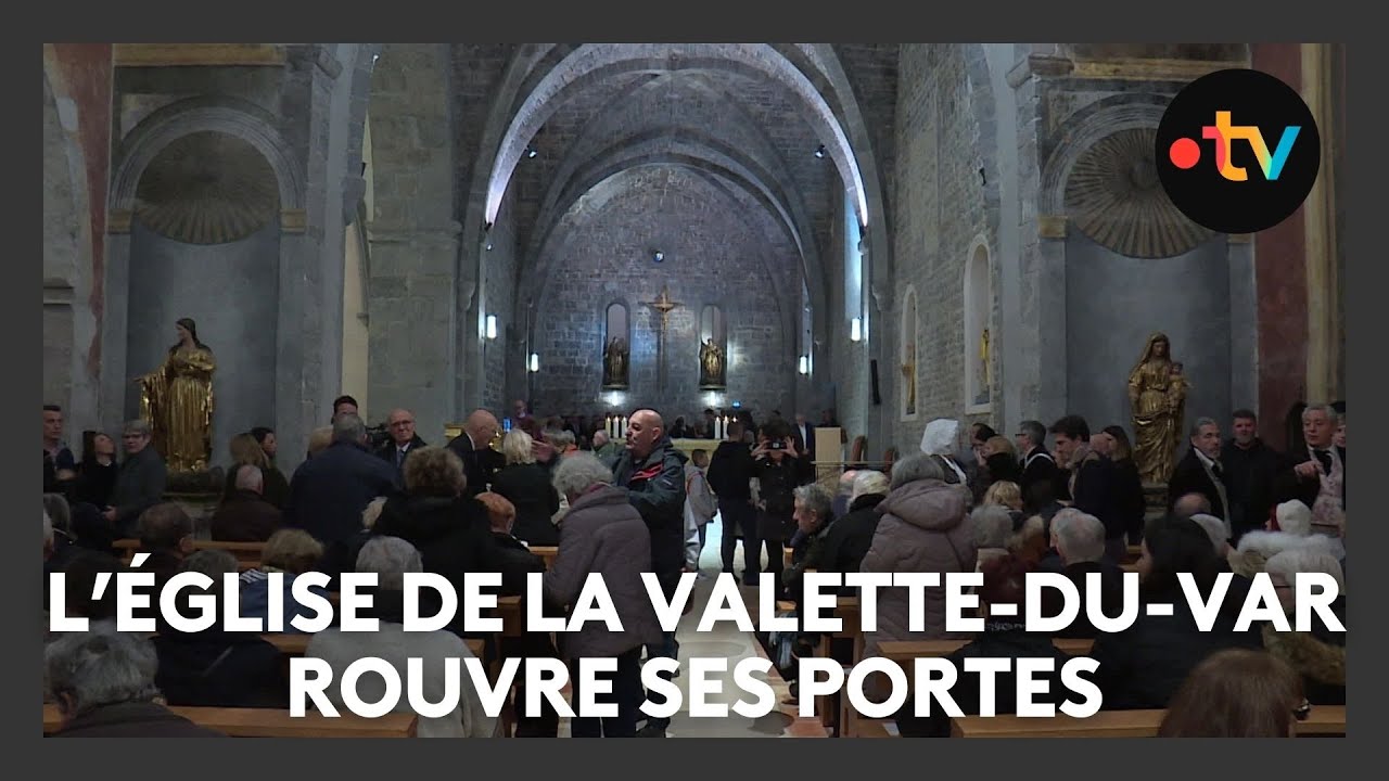 L'église de la Valette-du-Var rouvre ses portes après un an de chantier