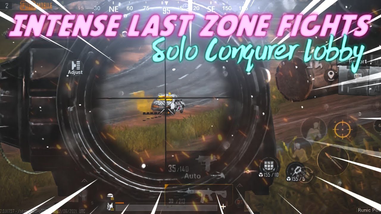 Intense Last Zone Fights 🔥Solo Conqurer Rank Push !