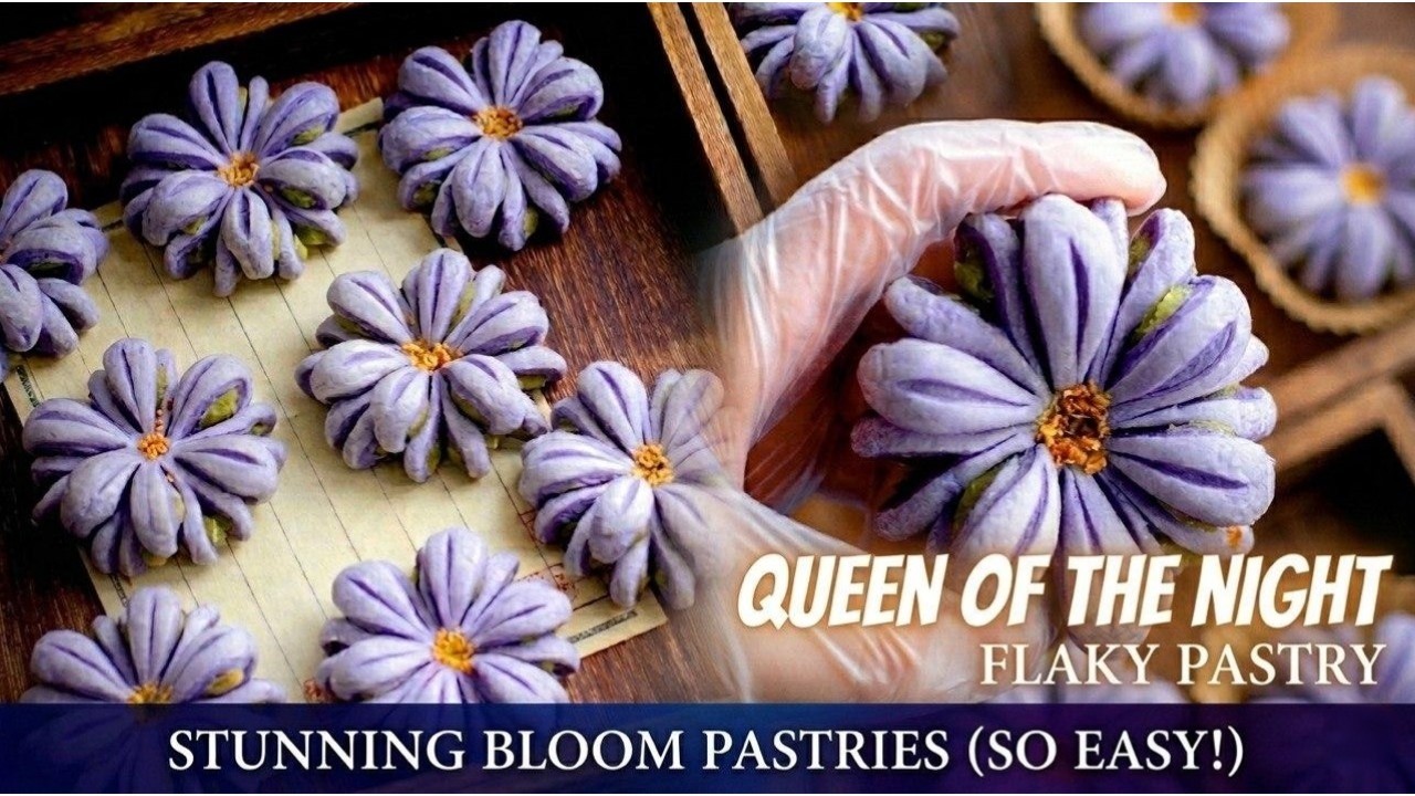 Traditional Chinese Handmade | The Complete Process of Making Exquisite &ldquo;Lotus Flower Pastries&rdquo;
