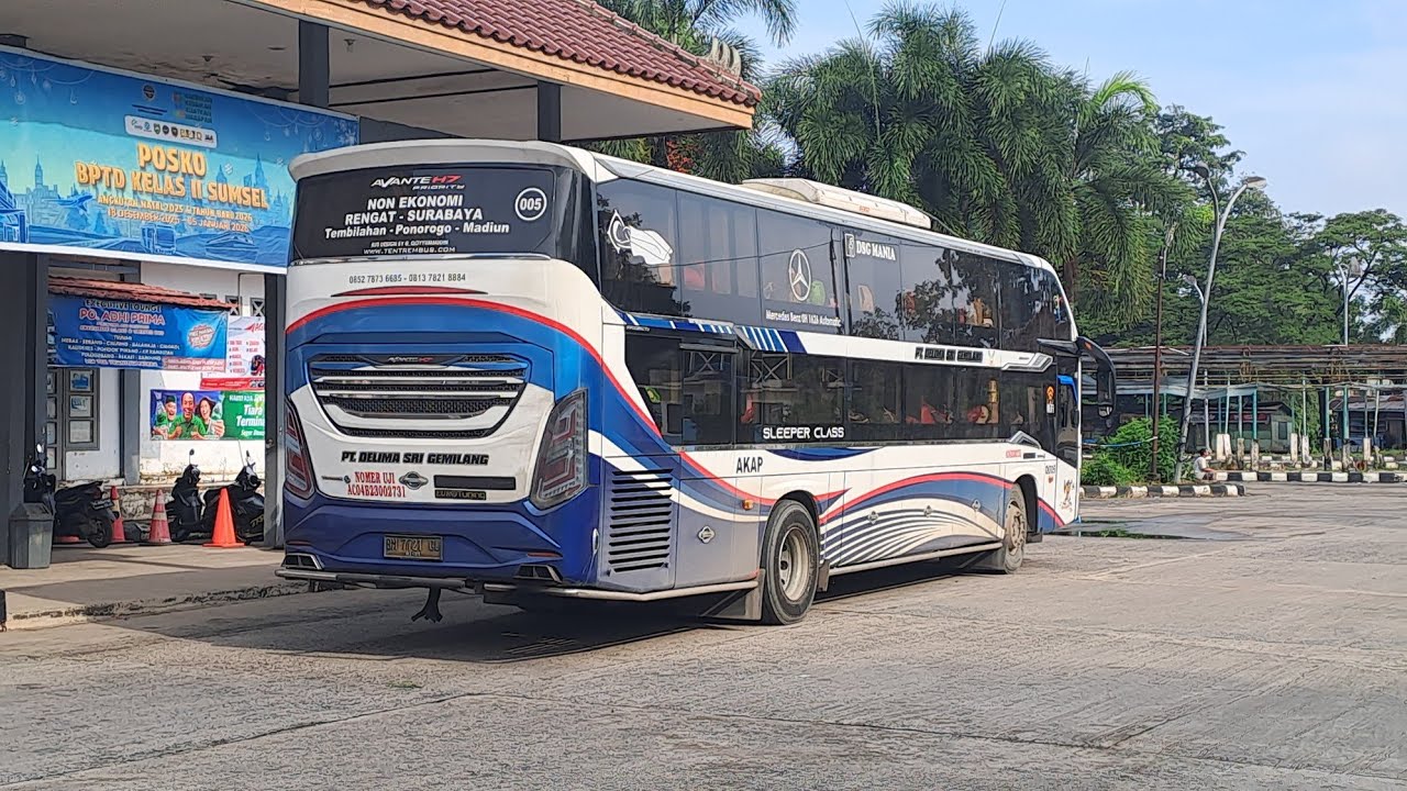 SLEEPER CLASS TERJAUH📍SULTAN TEMBILAHAN📍BUS DELIMA SRI GEMILANG 👍DIBUAT BINGUNG OLEH BUS SINAR JAYA 