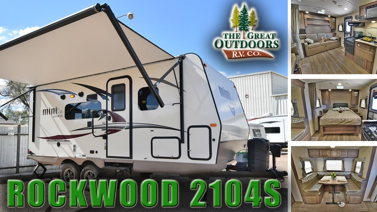 New 2018 FOREST RIVER ROCKWOOD Mini Lite 2104S R1088 Colorado RV Dealer