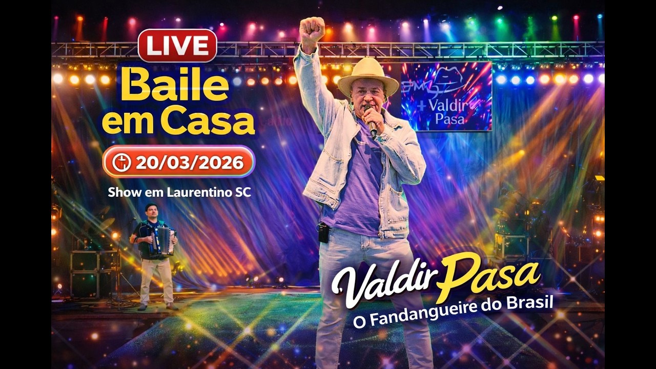 Valdir Pasa - LIVE - Baile em Casa Laurentino Baile do Fofao