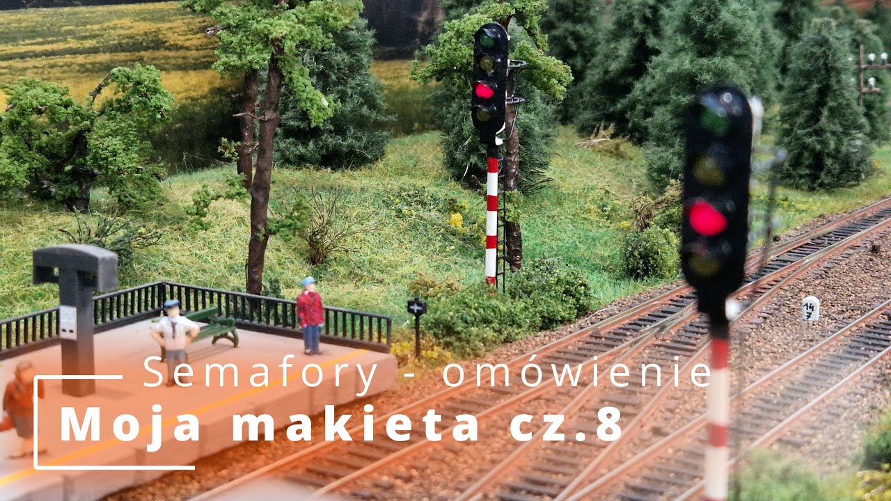 Semafory - omówienie - Moja makieta cz.8 #Makieta #Piko #H0 #DCC #PKP