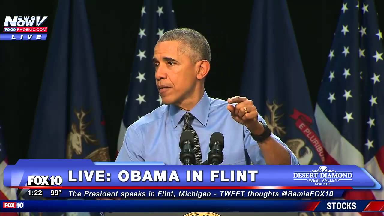 WATCH: President Obama Addresses Water Crisis In Flint, Michigan - FULL SPEECH - FNN