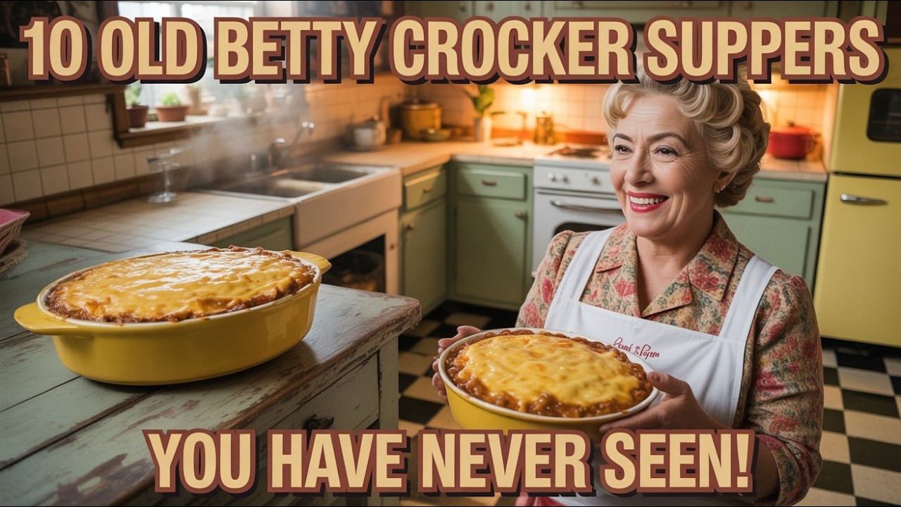 10 Forgotten Betty Crocker Desserts from the 1950s