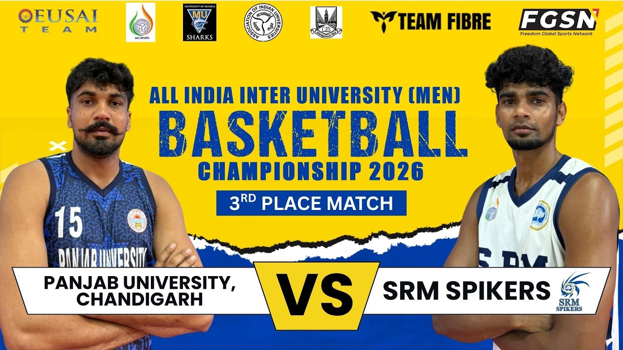 HARD LINE | PANJAB UNI. VS SRM IST || ALL INDIA INTER UNIVERSITY (MEN ) BASKETBALL CHAMPIONSHIP 2026