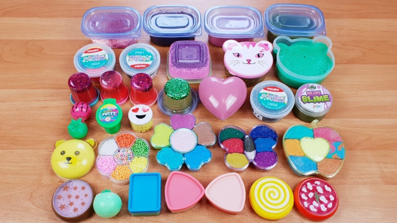 JE MÉLANGE TOUS MES SLIMES !!