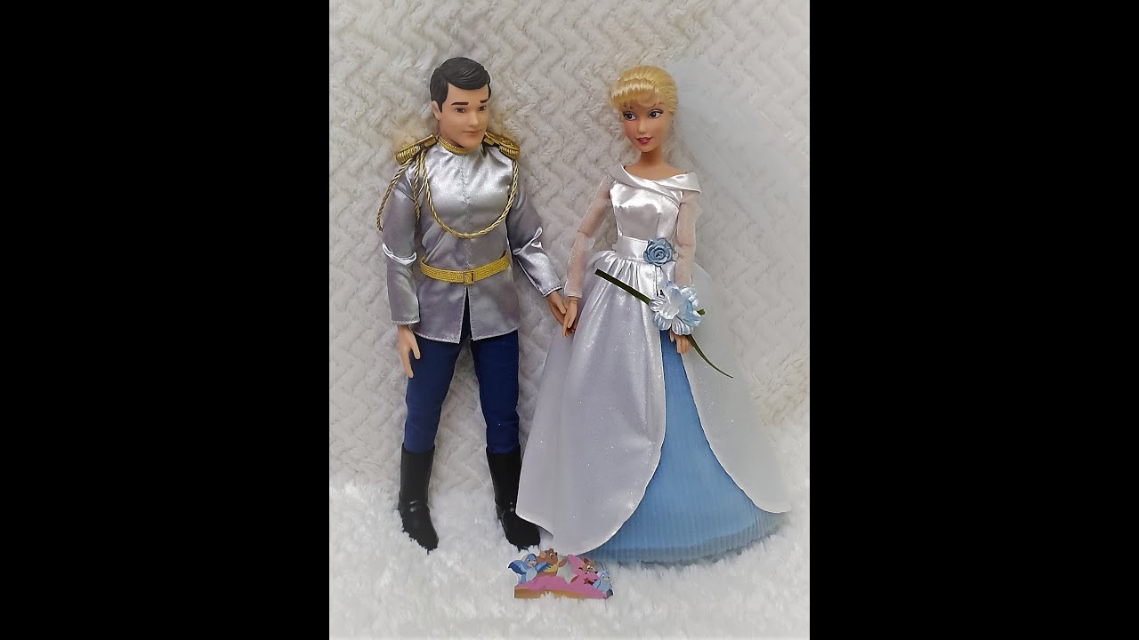 ✨💖Disney Store Exclusive Cinderella and Prince Charming Wedding Doll Set Unbox & Detailed Review! ✨💖