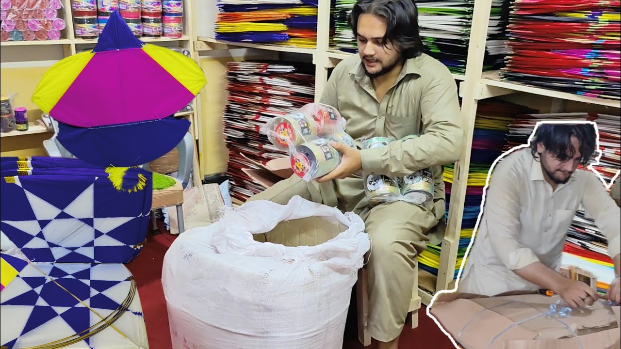 Fancy tawa designer kite packing and delivery 1000 kites packing