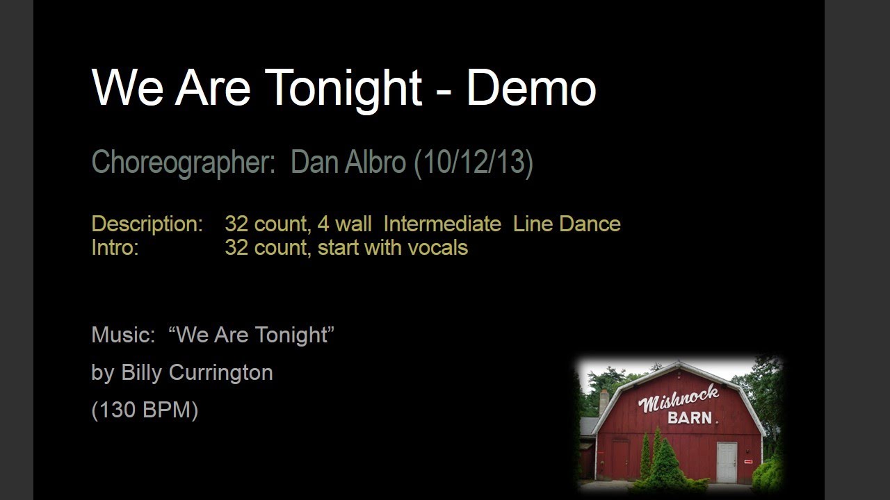 We Are Tonight - Demo