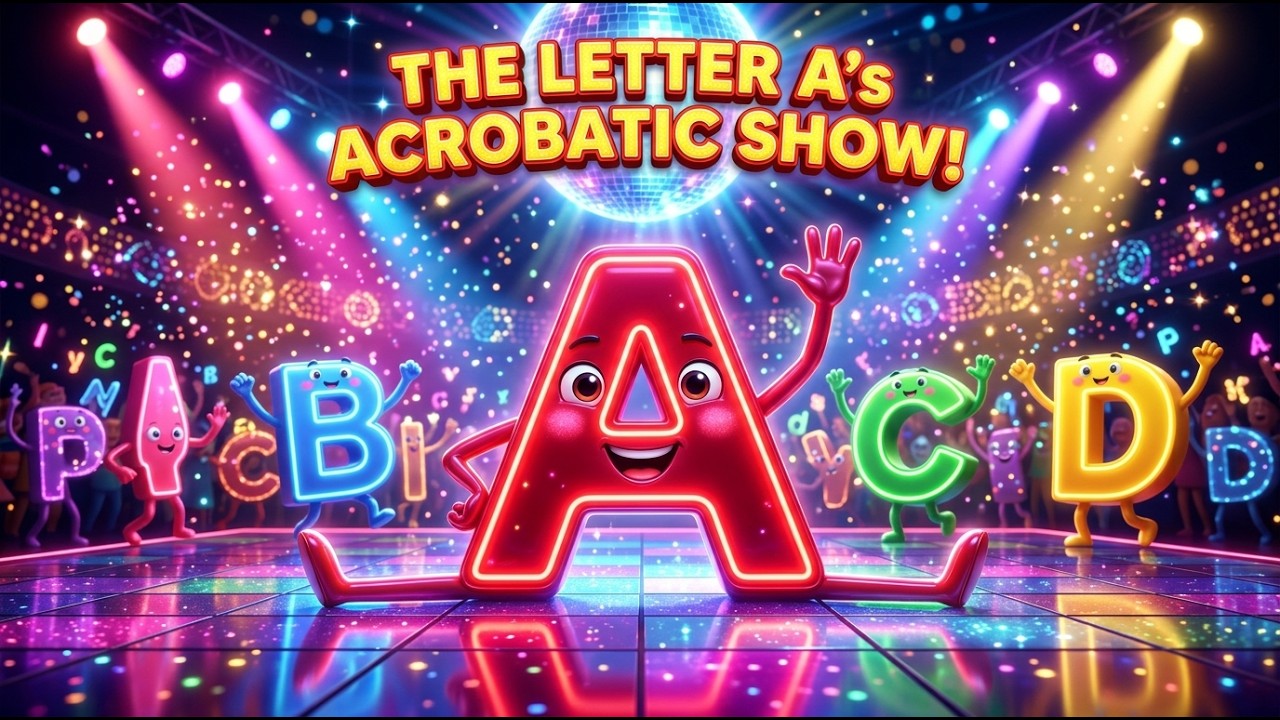 ABC Dance Challenge! 💃 The Alphabet Disco Party for Kids | Learn A-Z through Movement