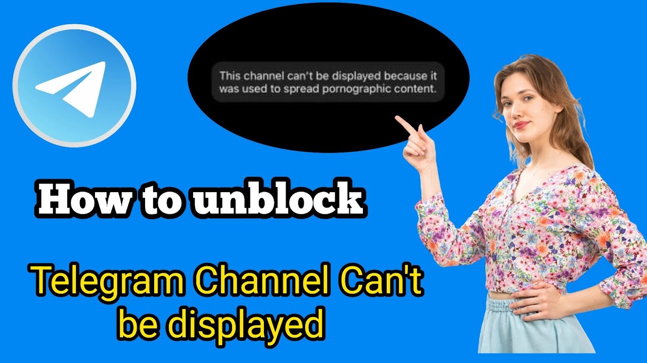 How to unblock telegram channel  Android & ios |Channel can't be displayed  Fix
