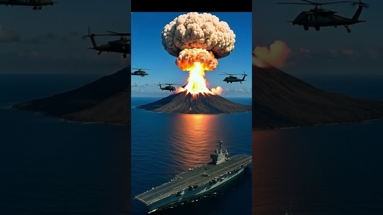 Massive Volcano Erupts! 🔥 Sky Turns to Ash! #Volcano #Eruption