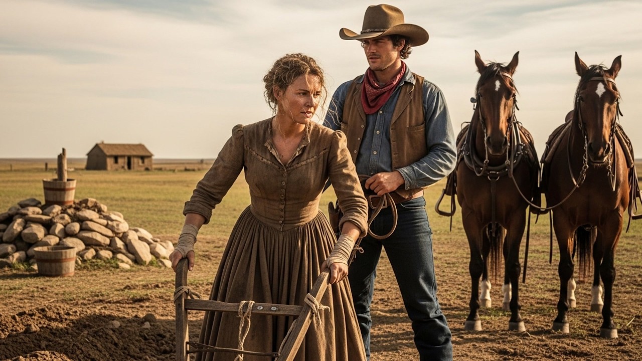 She Was Dragging A Plow Through Rock-Hard Soil Alone, A Cowboy Hitched His Horses And Stayed