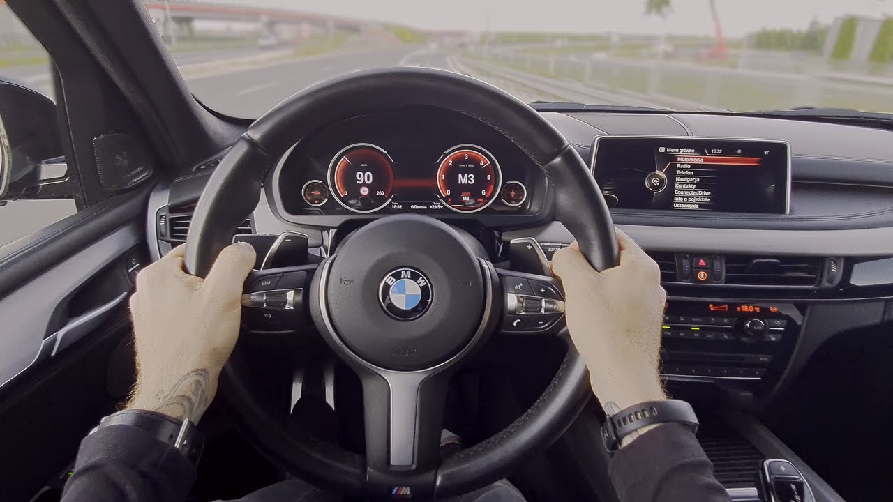 BMW X5 40D F15 M SPORT 313 KM | POV Onboard Drive 4K