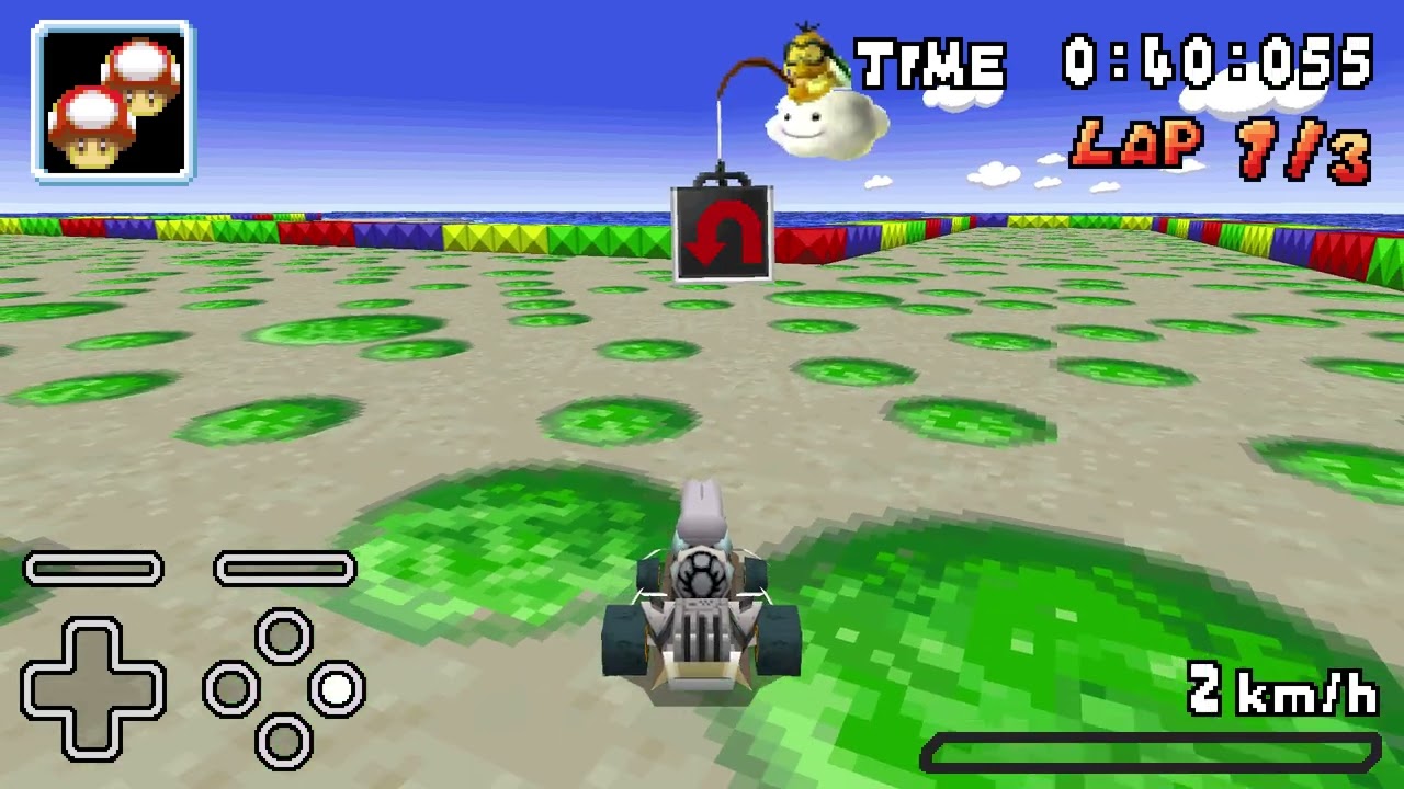 [MKDS] SNES Koopa Beach 2 11.324 flap (WR)