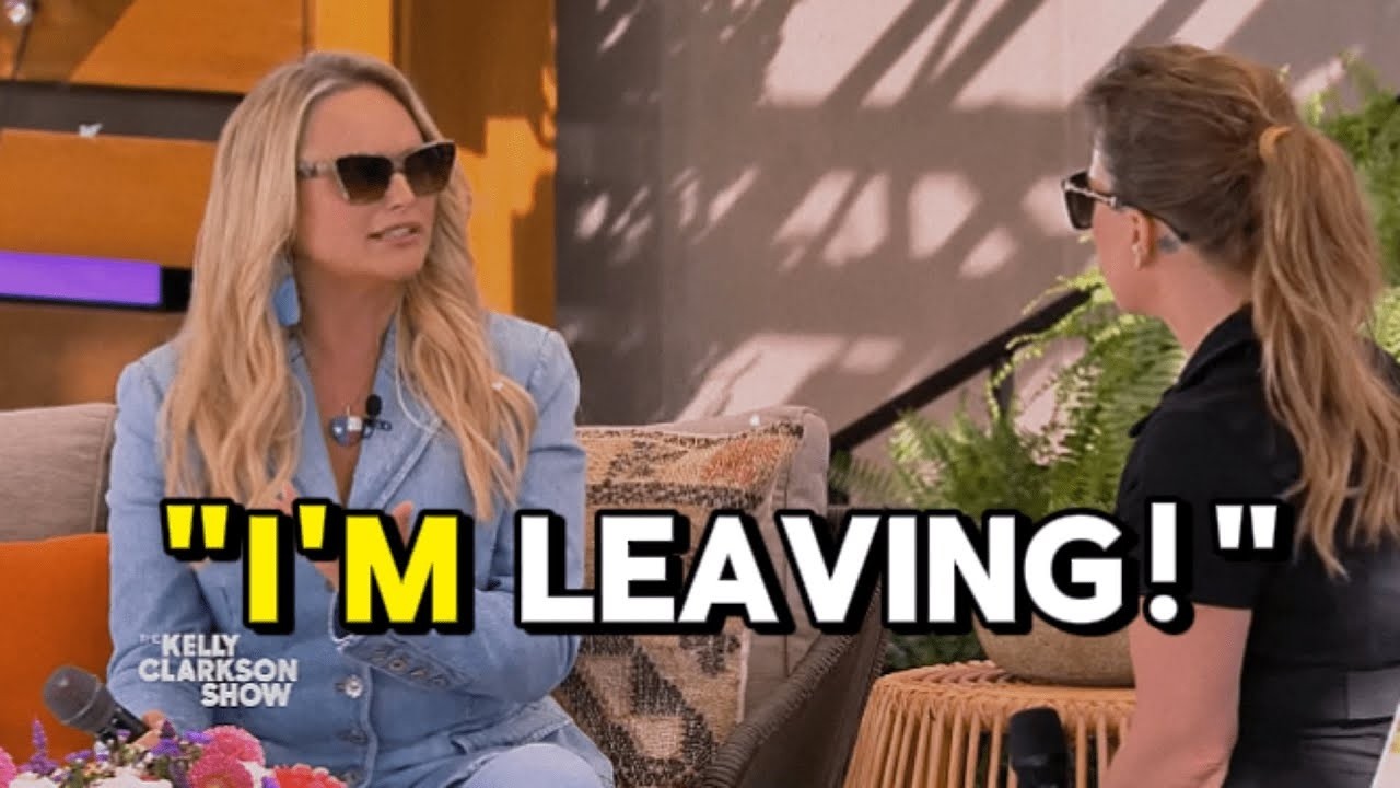 Miranda Lambert Walks Off Kelly Clarkson's Show After Fiery Confrontation.