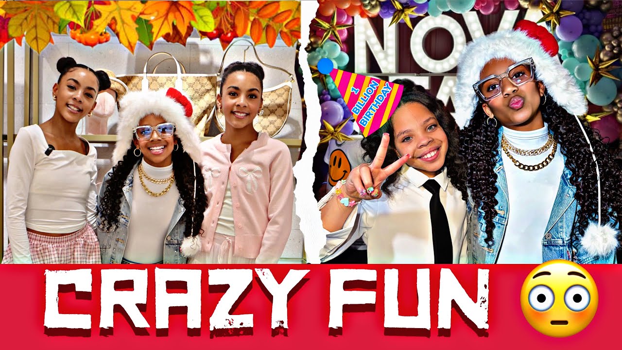 CHAOTIC DAY ALERT 🚨: Come Inside Nova’s Lit Party & McClure Twins Fun Friendsgiving 🎊🦃 