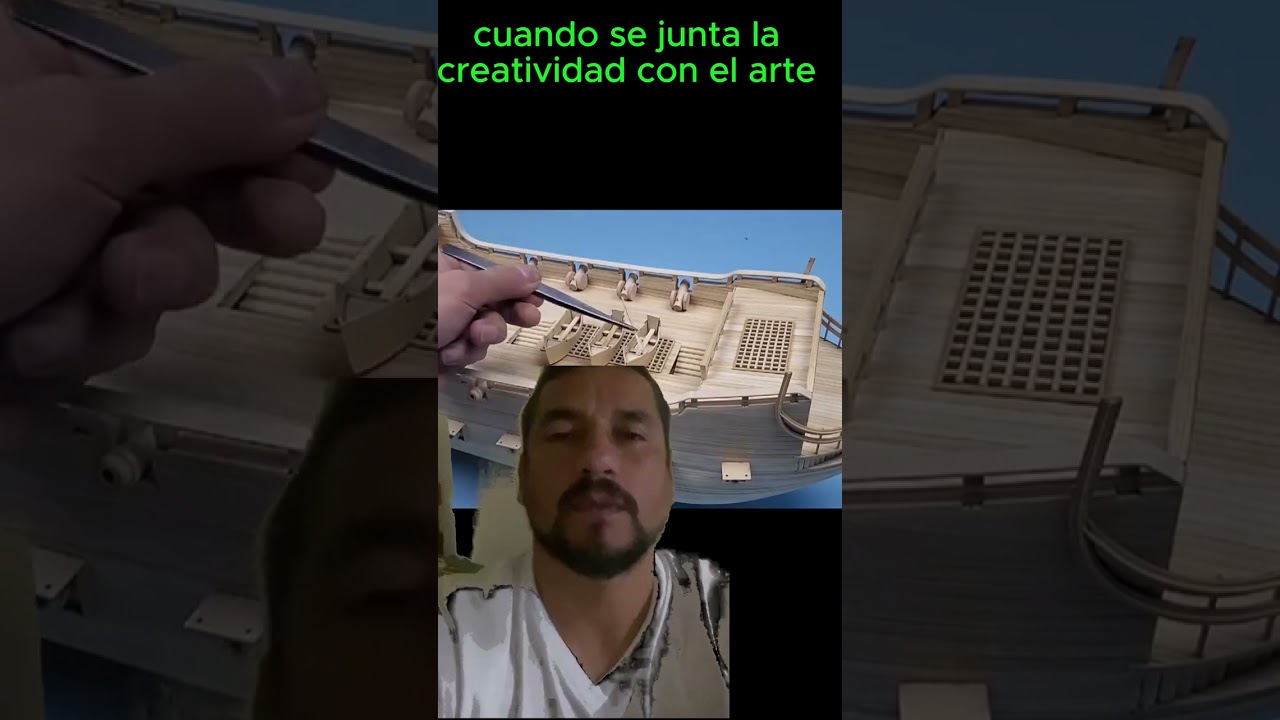 no puede creerlo un barco de palillos de paleta