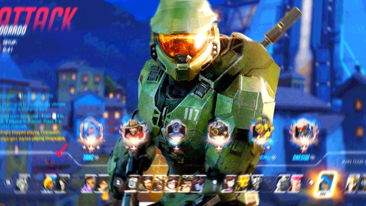 guys wtf master chief in Overwatch?!?! 🙀🔥