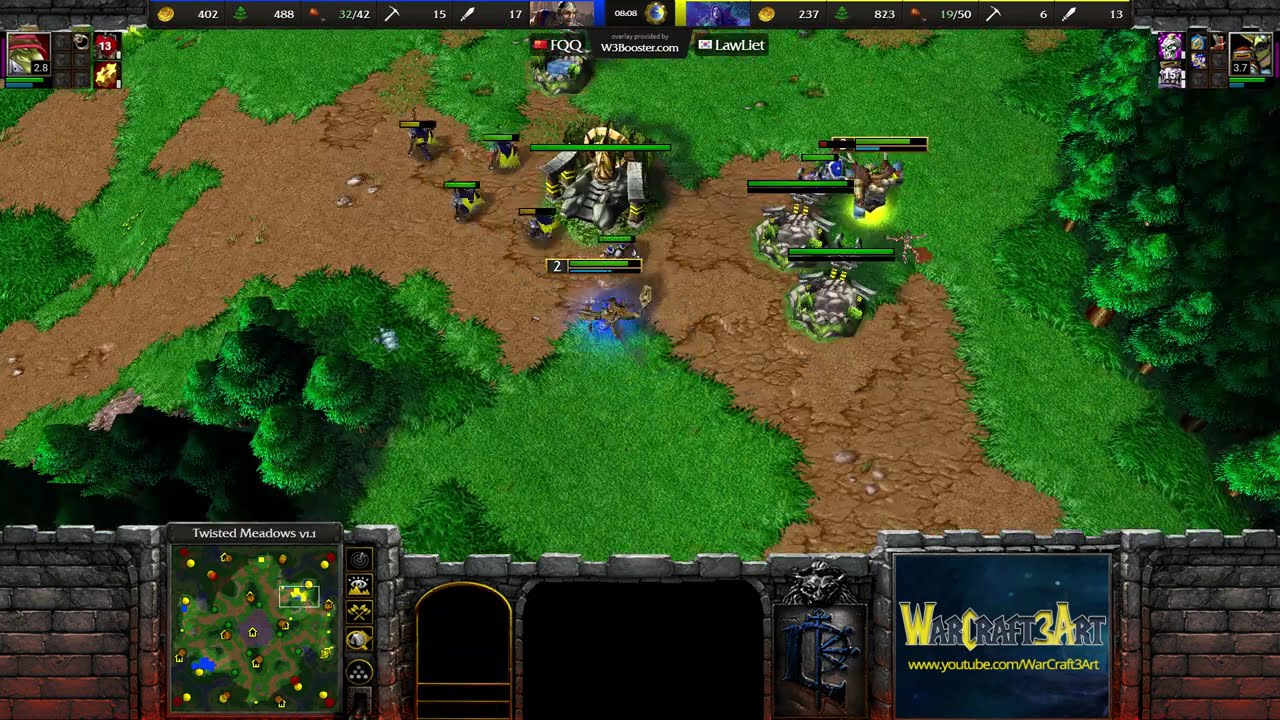 LawLiet(NE) vs FQQ(HU) - Warcraft 3: Classic - RN6425