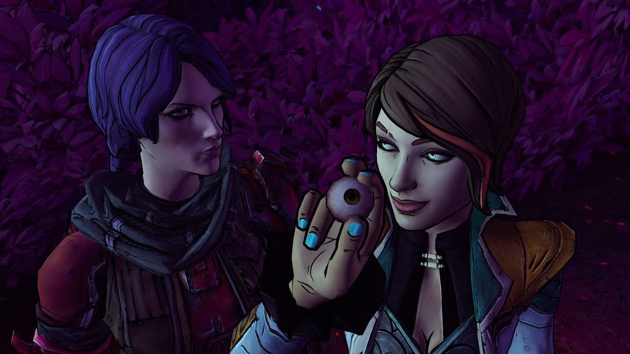 Tales from the Borderlands - Athena's reaction on Fiona's eye
