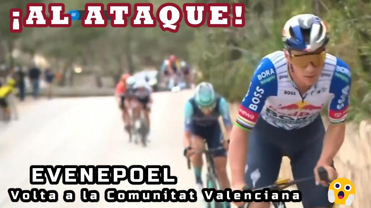 Volta a la Comunitat Valenciana 2026🇪🇸ETAPA 4🚀REMCO EVENEPOEL💪Destroza la CARRERA DURO ATAQUE!!!