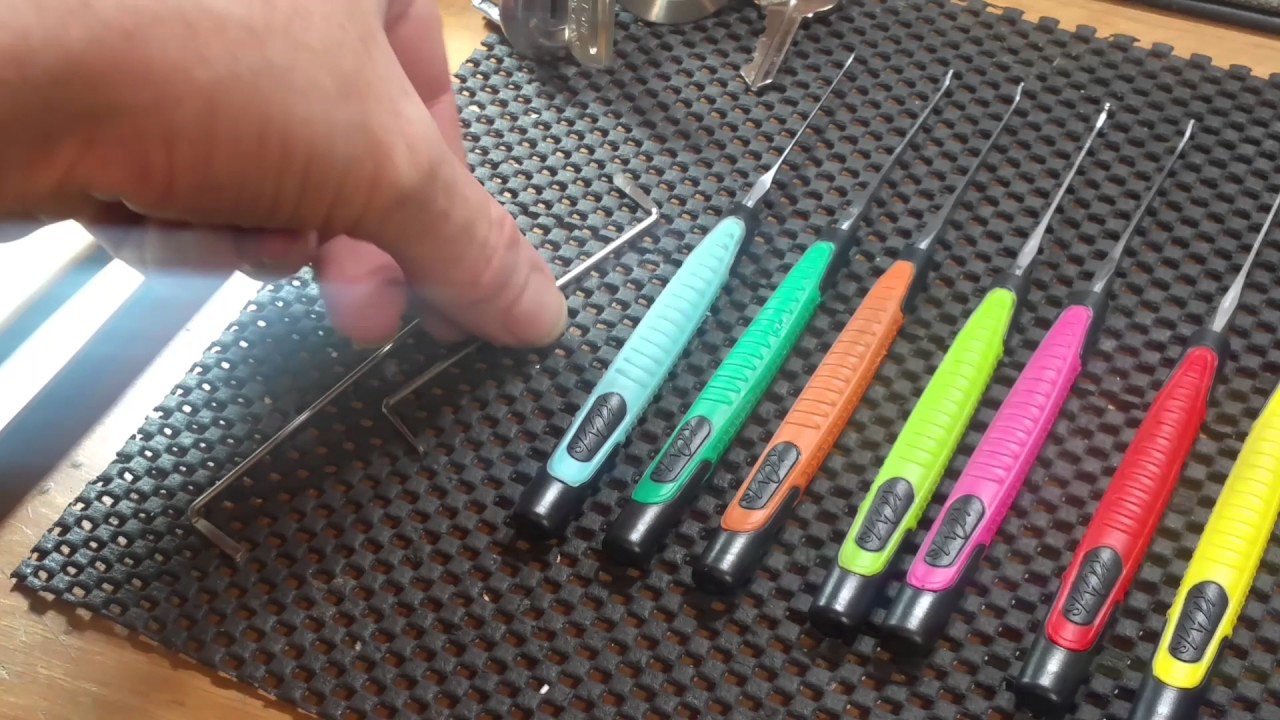 🔑☞(122)☜🗝  ●HONEST REVIEWS ● KLOM 9 IN 1 COLOR LOCK PICK SET ●