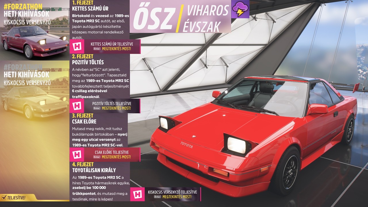 Forza Horizon 5 57 Series Autumn Forzathon Weekly Challenge Runabout Racer