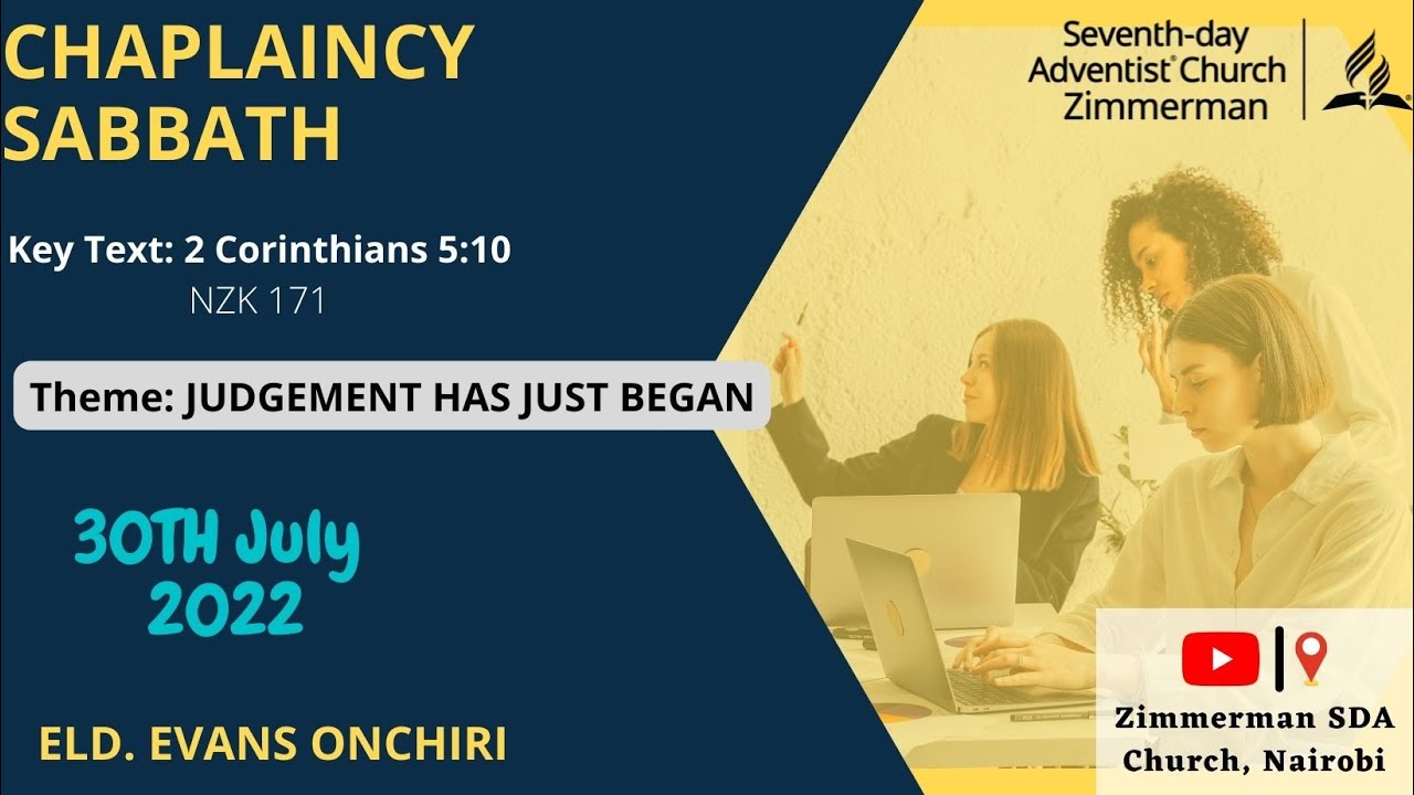 CHAPLAINCY SABBATH || 30/07/2022||