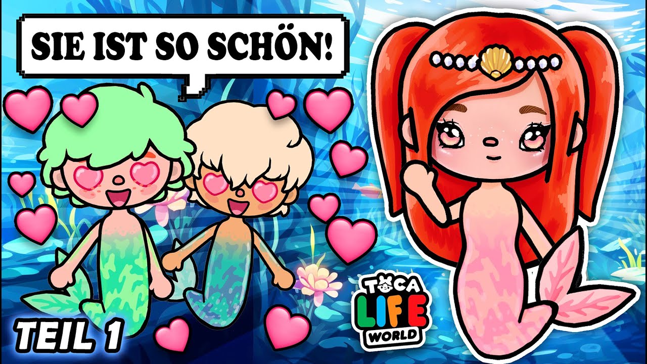 DIE MEERJUNGFRAU 🧜‍♀️ PRINZESSIN  👑 STORY TOCA BOCA #tocaboca #tocalifeworld