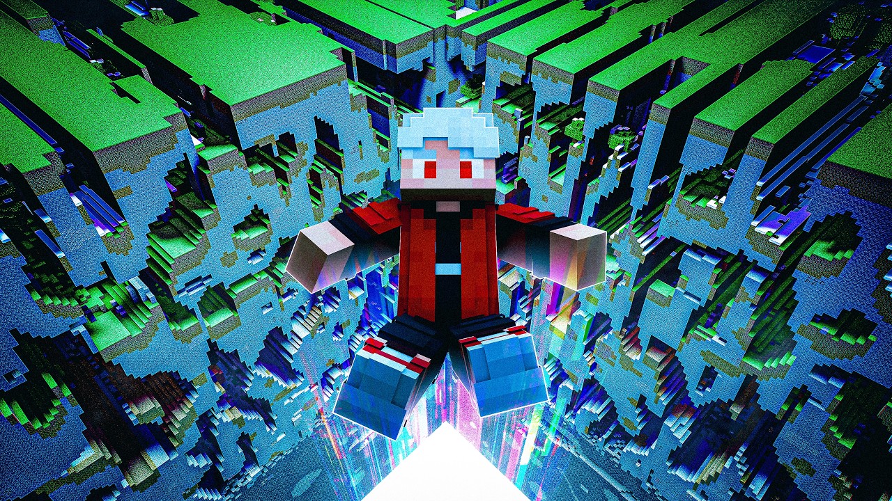 Eu EXPLOREI a ANTIGA FARLANDS do MINECRAFT