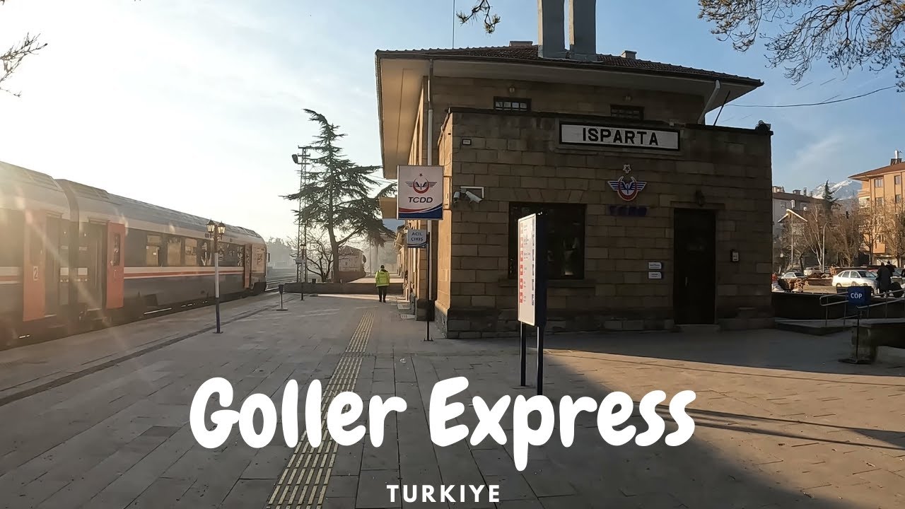 Train trip in Türkiye| Goller Express| İzmir to Isparta #travel #train #turkey #gollerexpress #izmir