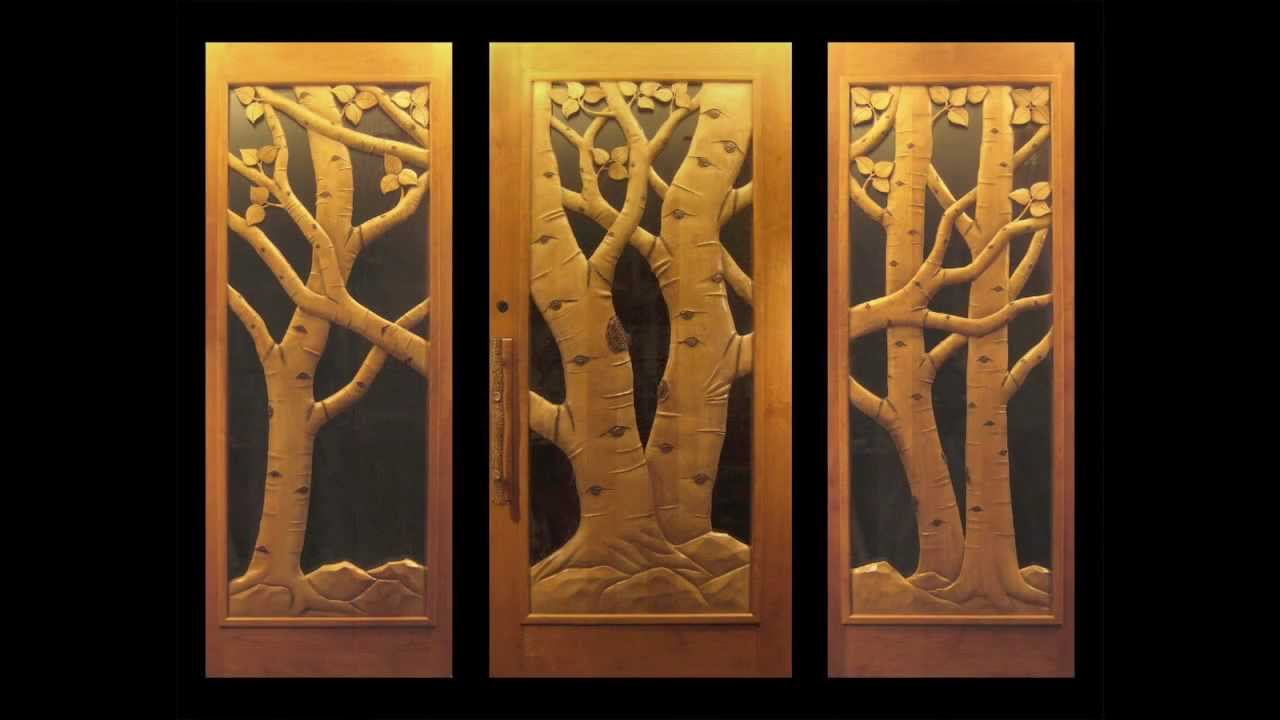 Hand Carved Entry Doors by Ron Ramsey